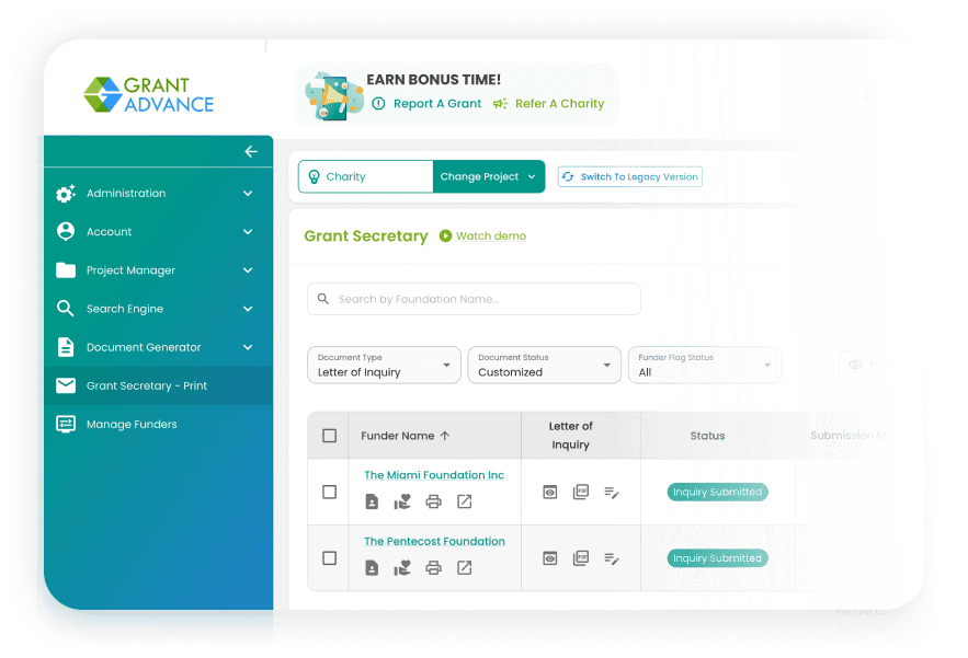 Relationship dashboard